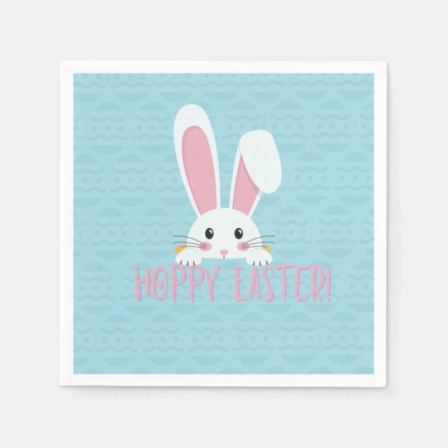 Osterhasen Papier Napkins - Party Serviette (Vorderseite)