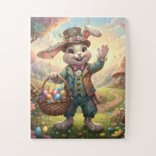 Osterhasen-Puzzle für Kinder - 30 übergroße Teile