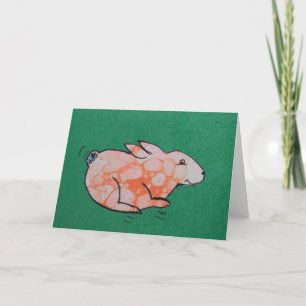 Osterhasen-Rahmenkunstkarte Karte