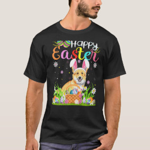 Osterhasen-Suche Cardigan Welsh Corgi Hund Glückli T-Shirt