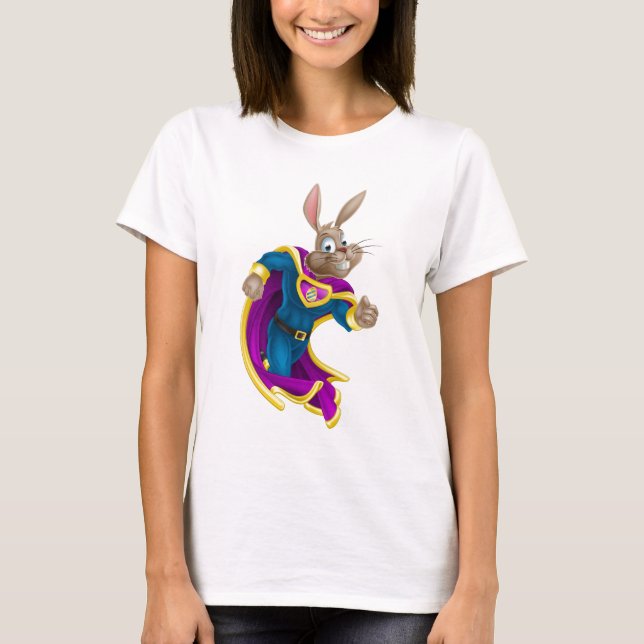 Osterhasen-Superheld T-Shirt (Vorderseite)