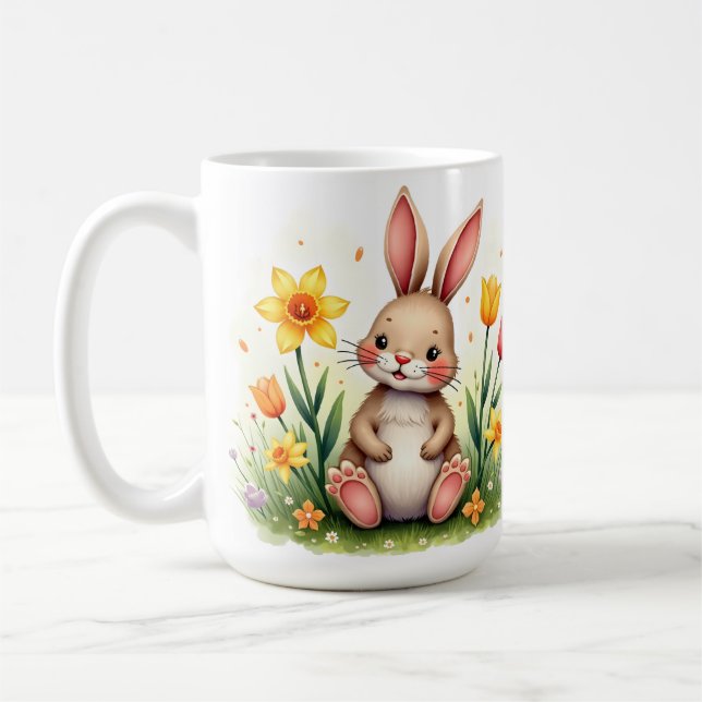 Osterhasen-Tasse 15 oz Kaffeetasse (Links)