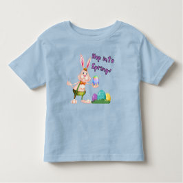 Osterhasen und bunte Eier Kleinkind T-shirt