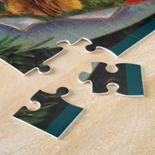 Osterhasen und Küken Puzzle