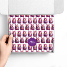 Osterhasen-Wrapping-Papier-Flachblatt-Set 3