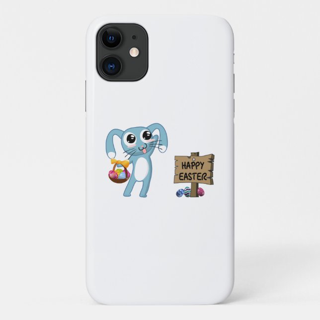 Osterhasen wünscht Frohe Ostern Case-Mate iPhone Hülle (Rückseite)
