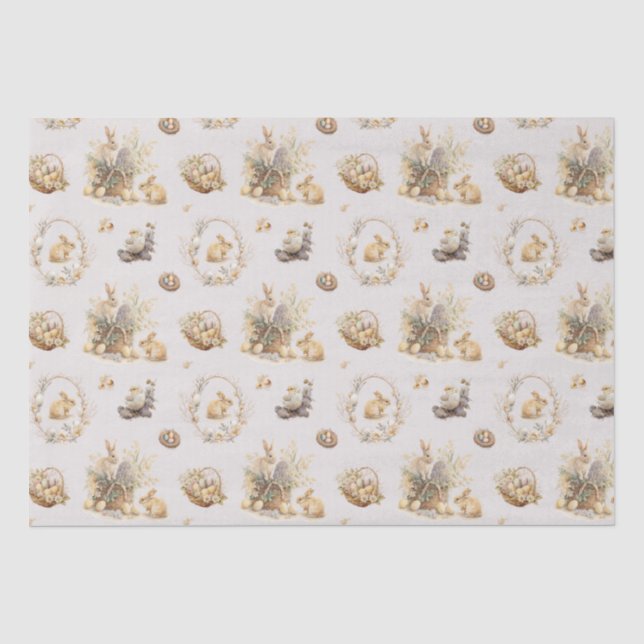 Osterhasenpapier Seidenpapier (Vorderseite)