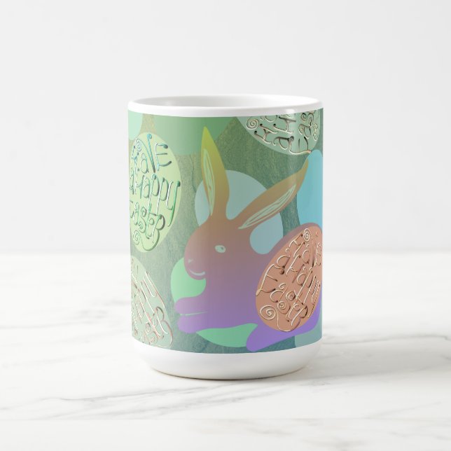 Osterhaser Eier "Happy Oaster" Kaffeetasse (Mittel)