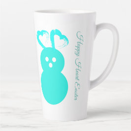Osterherz-Kaninchen Latte-Tasse Milchtasse