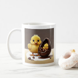 Osterhühnchen und -küken kaffeetasse