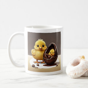 Osterhühnchen und -küken kaffeetasse