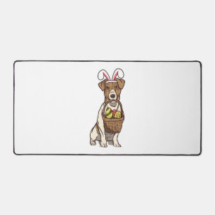 Osterhund Bunny Costume Christliches Festival Schreibtischunterlage