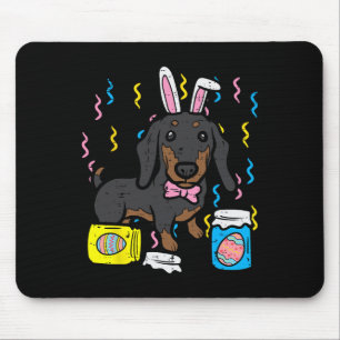 Osterhund Dachsund Niedliches Ei JagdGirls B Mousepad