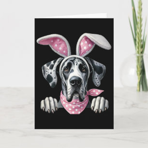 Osterhund Hase Frühling Great Dane Hund Osterei Karte