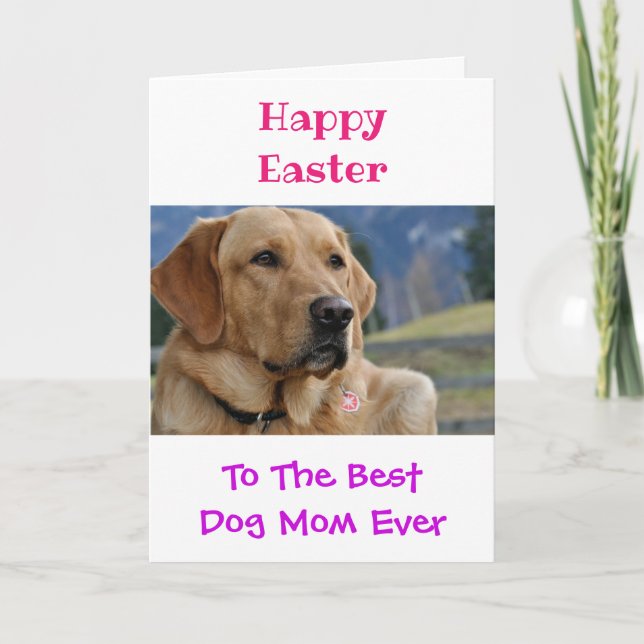 Osterhunde Mama Weltbestes Ever Pet Foto Karte (Vorderseite)