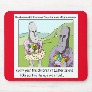Osterinsel Egg Hunt Mousepad von Rick London