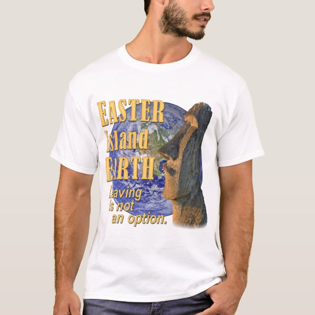Osterinsel ERDE T-Shirt (Vorderseite)