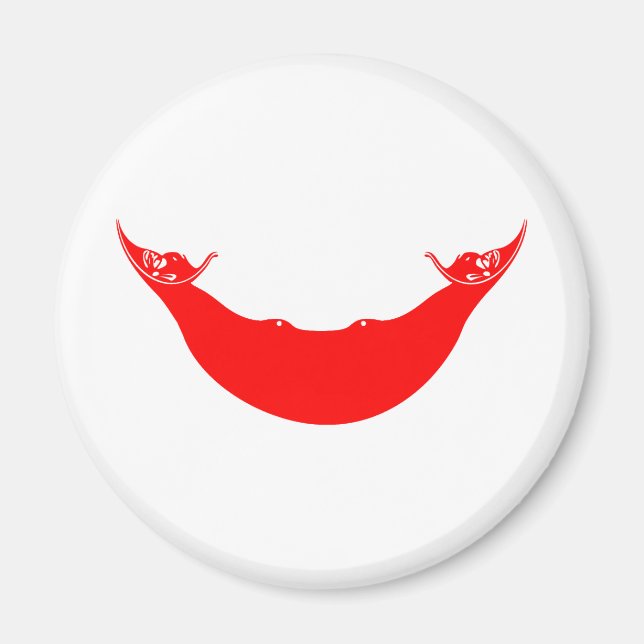 Osterinsel-Flagge Magnet (Vorne)