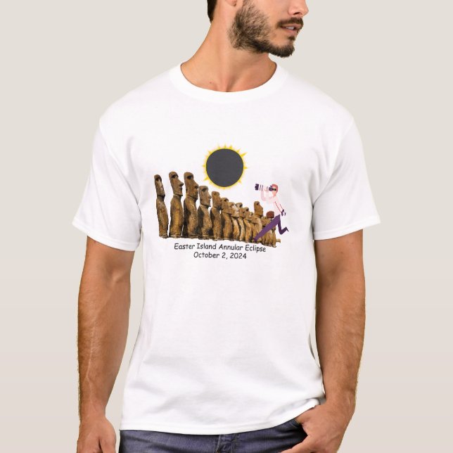 Osterinsel Jährliches Eclipse T-Shirt (Vorderseite)