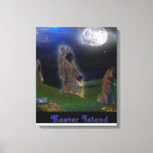 Osterinsel Kunstposter Leinwanddruck