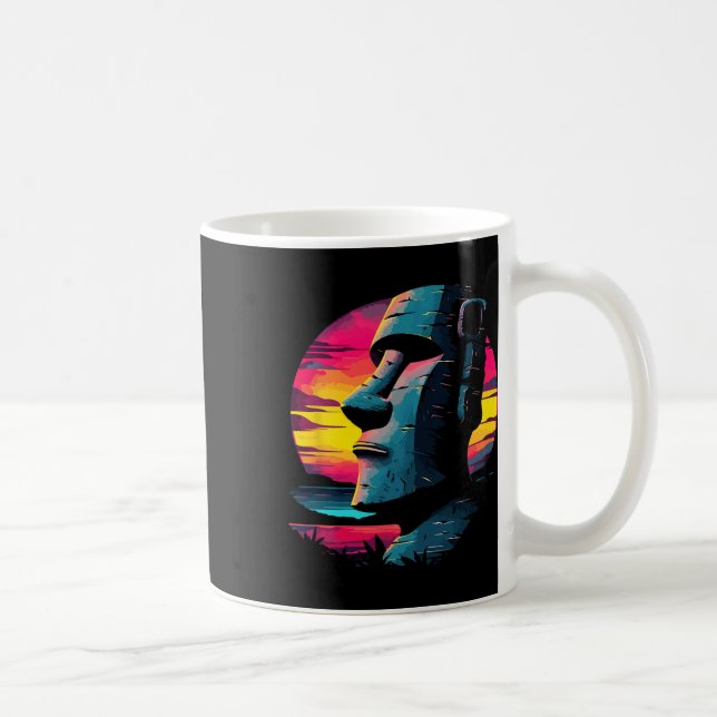 Osterinsel Moai Kaffeetasse (Rechts)
