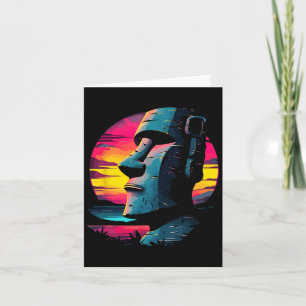 Osterinsel Moai Karte