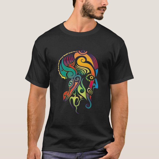 Osterinsel moai Kava Kava Entwurf T-Shirt (Vorderseite)