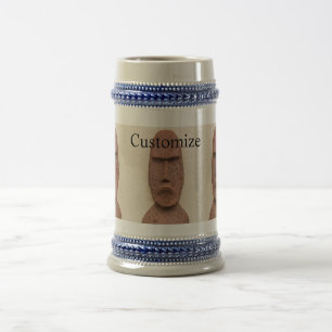 Osterinsel Moai Kopf Thunder_Cove Bierglas