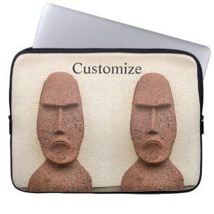 Osterinsel Moai Kopf Thunder_Cove Laptopschutzhülle