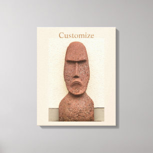 Osterinsel Moai Kopf Thunder_Cove Leinwanddruck