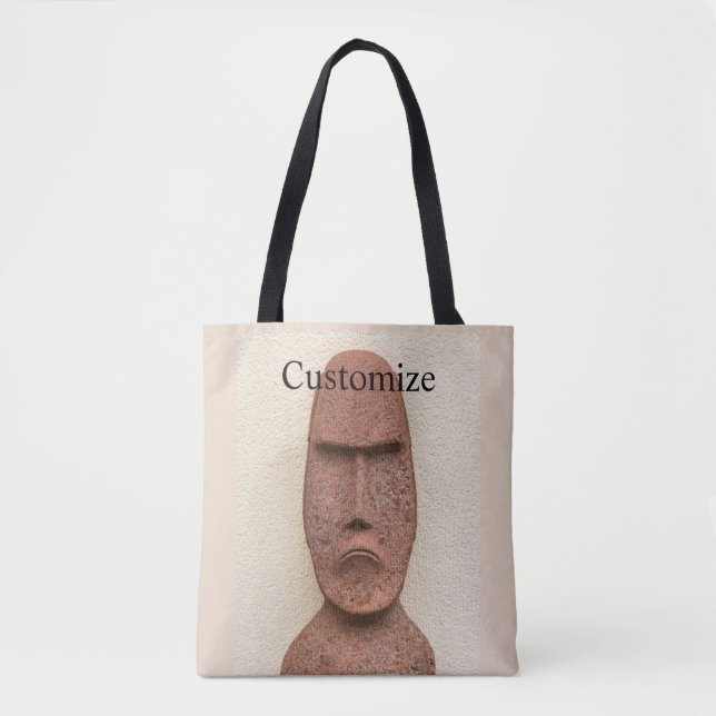 Osterinsel Moai Kopf Thunder_Cove Tasche (Vorderseite)