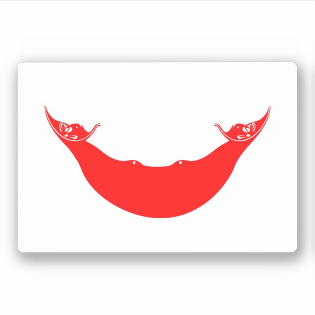 Osterinsel Rapa Nui Aufkleber (Vorderseite)