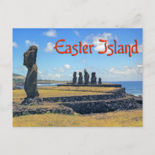 Osterinsel (Rapa Nui) Postkarte