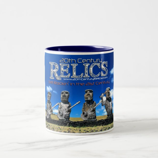 Osterinsel-Relikte Zweifarbige Tasse (Mittel)