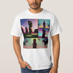 Osterinsel-Typen T-Shirt