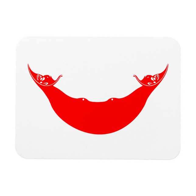 Osterinselflagge Magnet (Horizontal)