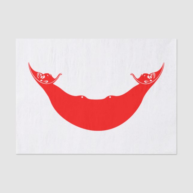 Osterinselflagge Seidenpapier (Vorderseite)