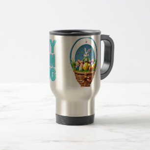 Osterische Tasse, Hase, Eier Reisebecher