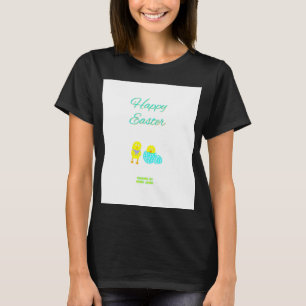 Osterjunge Frauen Schwarzes Basic-T-Shirt T-Shirt
