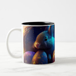 Osterkaffee-Tasse Zweifarbige Tasse