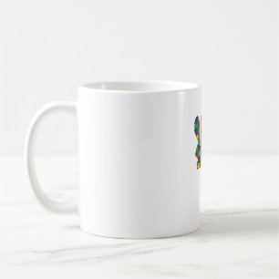Osterkaninchen Autismus Bewusstsein Puzzle Piece A Kaffeetasse