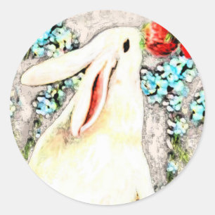 Osterkaninchen Bunny Hare Stickers