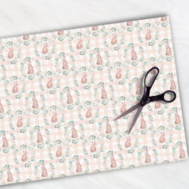 Osterkaninchen Bunny Wunny Pink Muster Seidenpapier