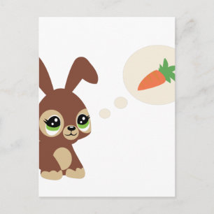 Osterkaninchen Feiertagspostkarte
