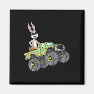 Osterkaninchen Reitmonster Truck Fun Boys Girls Magnet