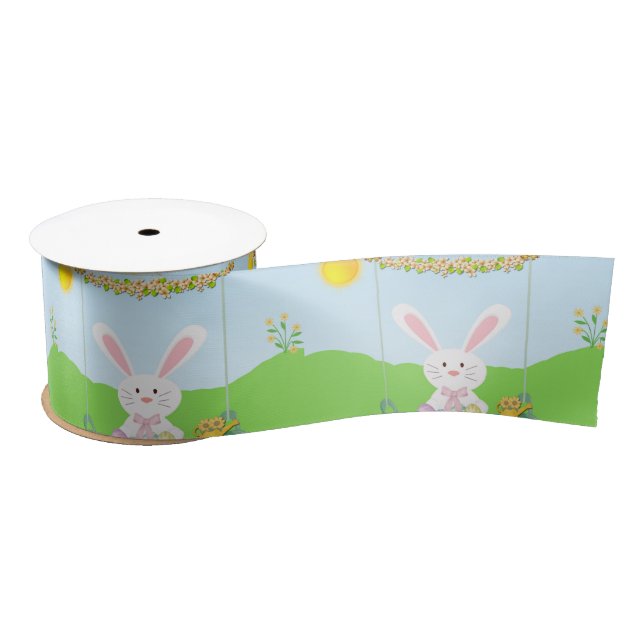 Osterkaninchen Satinband (Spule)