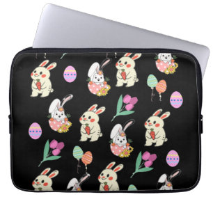 Osterkaninchen und -eier     laptopschutzhülle