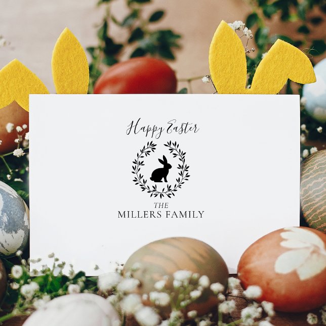 Osterkarte - Briefmarke Gummistempel (Von Creator hochgeladen)