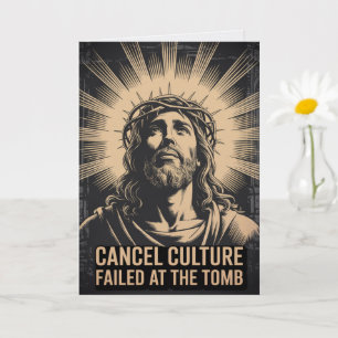 Osterkarte "Cancel Culture scheiterte am Grab" Karte