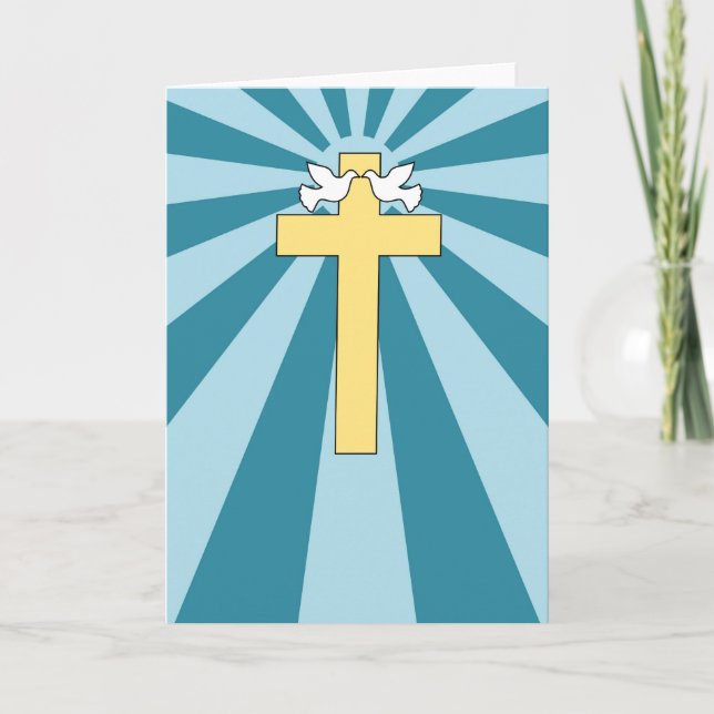 Osterkarte Feiertagskarte (Vorderseite)